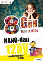Bolkart ilə “Nano Electronics”-dən istənilən məhsul:  nağd qiymətinə və 12 aylıq ödənişlə!
