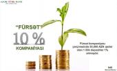 Azər-Türk Bankdan Əmanətçilərə Yeni Qazandıran “Fürsət” Kompaniyasi!