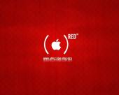 Apple, AİDS, red, fond 