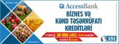 AccessBankın kreditlərini Banco.az-da sifariş et!