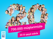 Количество клиентов «Bank of Baku» достигло 700.000 человек!