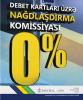 Bank debet kartları üzrə nağdlaşdırma komissiyası indi 0%!