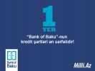 Sorğu nəticələri: “Bank of Baku”-nun kredit şərtləri ən sərfəlidir!